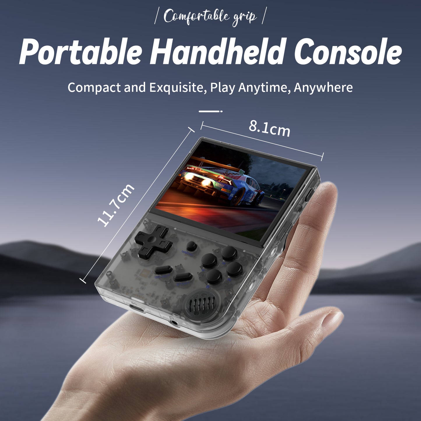 【Value for Money Bundle】Anbernic RG35XX【Buy 1 Get 1 HDMI Cable+1 Fancy Case+1 Screen Protector+1 Type-C Charging Cable】Handheld Game Console 3.5-Inch IPS Screen 20,000 Retro Game Playable anbernicrg35xx