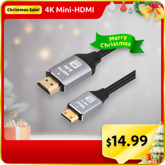 Version 1.4 Minihdmi head to HDMI high-definition line notebook camera connected to TV computer monitor same screen line