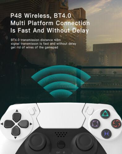 【Wireless/BT4.0/Duel Vibration】Anbernic Gamepad suitable for 353M/V/VS/PS/PC Wireless Bluetooth 4.0 Gamepad Dual Vibration Six-Axis with Touch Microphone Game Console Controller Joystick